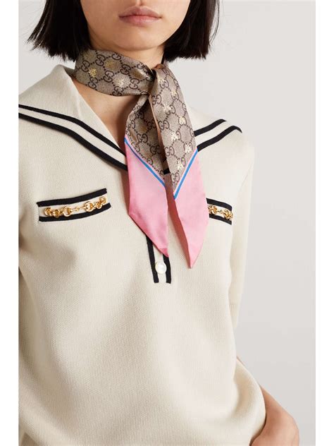 gucci scarf 2020|Gucci silk neck handbags.